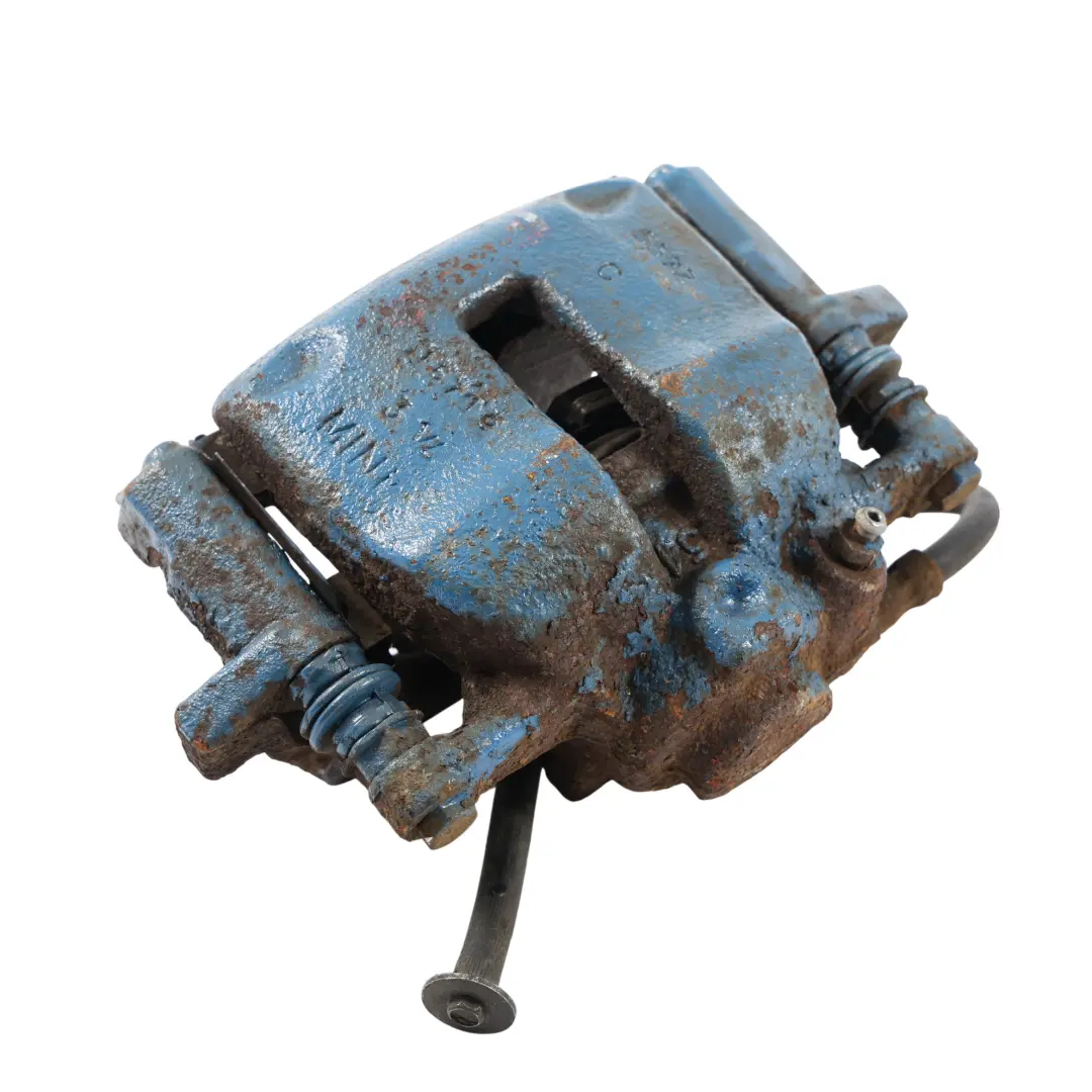 Brake Caliper Housing Mini R55 R56 R57 Front Right Wheel O/S Blue to with Part number 6778336 Brake Caliper Housing Mini R55 R56 R57 Front Right Wheel O/S Blue - SKU 6778336-2 - Part number 6778336