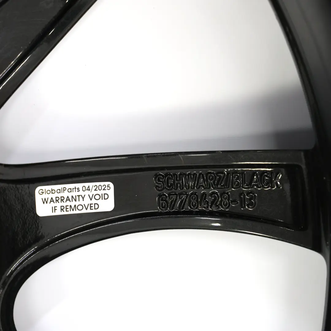 Llanta de Aleación Negra 18" Doble Radio para Mini R50 R56 John Cooper Works JCW con número de pieza 6778428 Mini R50 R56 John Cooper Works JCW Llanta de Aleación Negra 18" Doble Radio - SKU 6778428-1 - Número de pieza 6778428