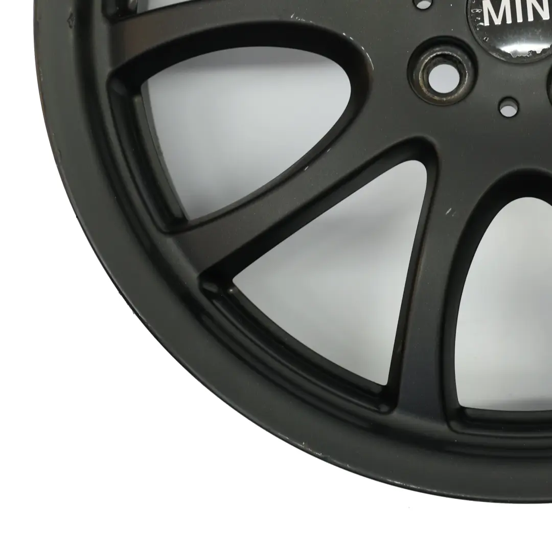 Mini R50 R56 John Cooper Works JCW Black Wheel Alloy Rim 18" Double Spoke - SKU 6778428-1 - Part number 6778428