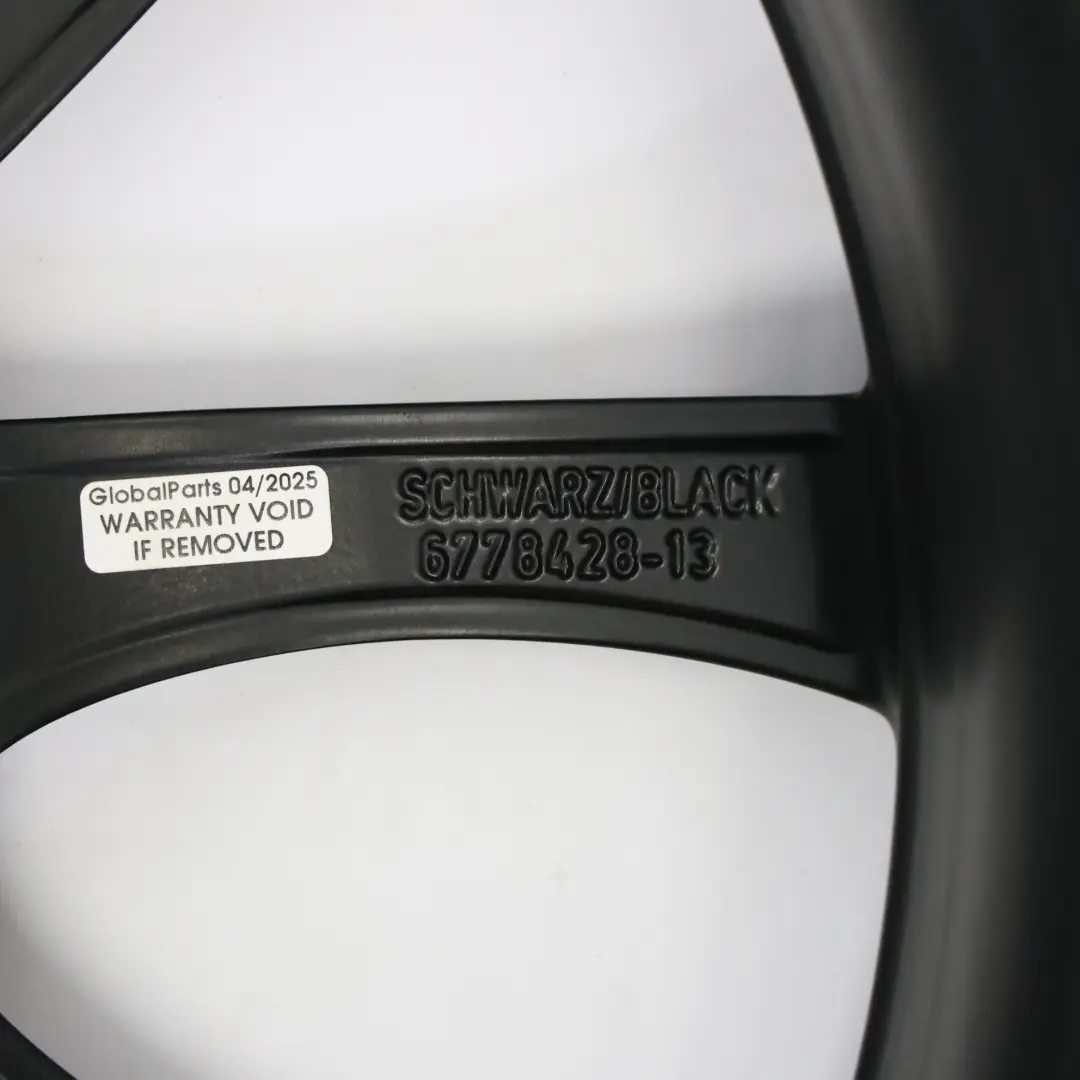 Alloy Rim 18" Double Spoke to Mini R50 R56 John Cooper Works JCW Black Wheel with Part number 6778428 Mini R50 R56 John Cooper Works JCW Black Wheel Alloy Rim 18" Double Spoke - SKU 6778428-3 - Part number 6778428