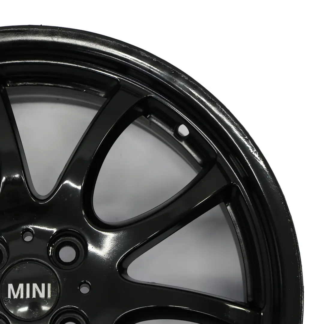 Mini R50 R56 John Cooper Works JCW Black Wheel Alloy Rim 18" Double Spoke - SKU 6778428-4 - Part number 6778428