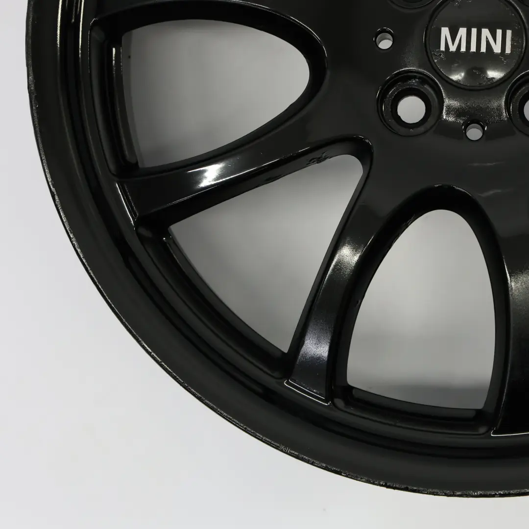 Alloy Rim 18" Double Spoke to Mini R50 R56 John Cooper Works JCW Black Wheel with Part number 6778428 Mini R50 R56 John Cooper Works JCW Black Wheel Alloy Rim 18" Double Spoke - SKU 6778428-4 - Part number 6778428