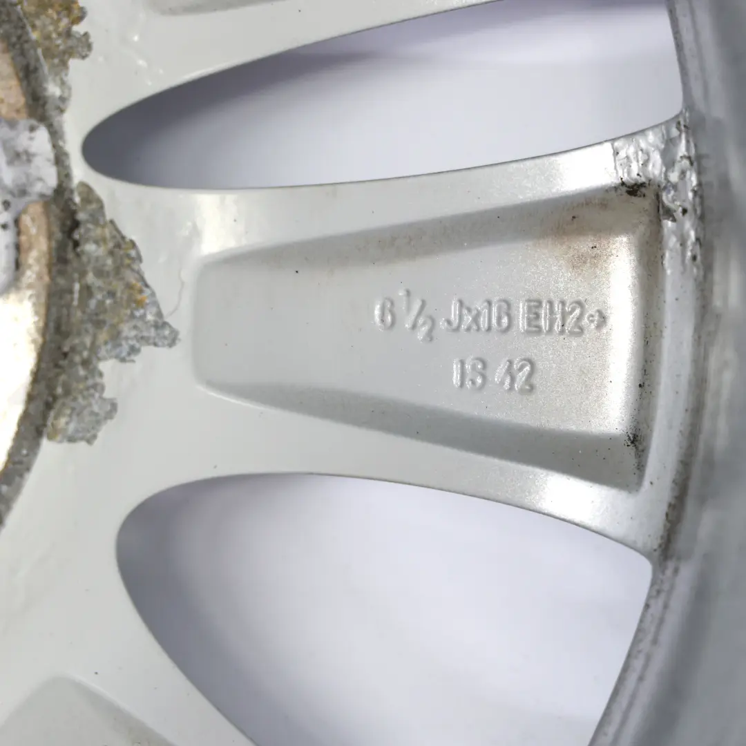  LlantaBMW E81 E82 E87 Silver Alloy 16" V-Spoke 229 ET:42 6,5J - SKU 6779786-2 - Número de pieza 6779786