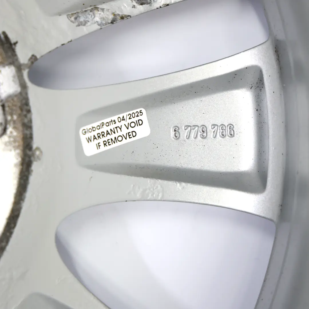 Alloy Wheel Rim 16" V-spoke 229 ET:42 6,5J to BMW E81 E87 Silver with Part number 6779786 BMW E81 E87 Silver Alloy Wheel Rim 16" V-spoke 229 ET:42 6,5J - SKU 6779786-5 - Part number 6779786