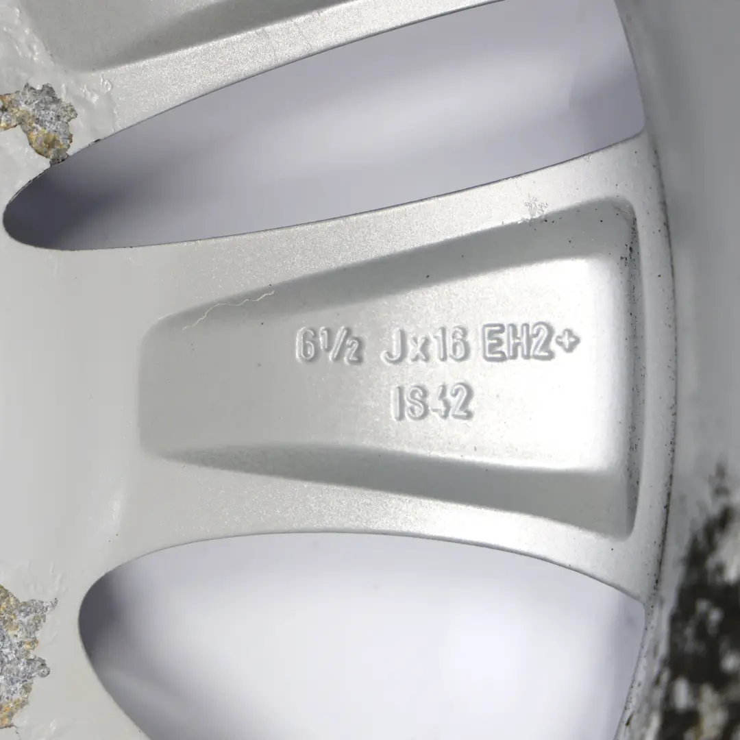 Alloy Wheel Rim 16" V-spoke 229 ET:42 6,5J to BMW E81 E87 Silver with Part number 6779786 BMW E81 E87 Silver Alloy Wheel Rim 16" V-spoke 229 ET:42 6,5J - SKU 6779786-5 - Part number 6779786