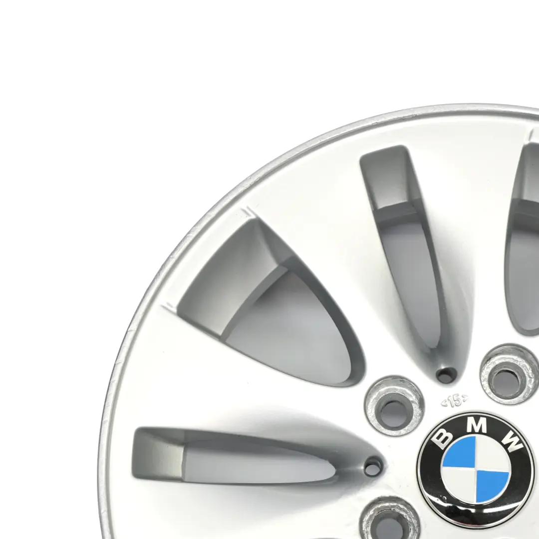 Alloy Wheel Rim 16" V-spoke 229 ET:42 6,5J to BMW E81 E87 Silver with Part number 6779786 BMW E81 E87 Silver Alloy Wheel Rim 16" V-spoke 229 ET:42 6,5J - SKU 6779786-5 - Part number 6779786