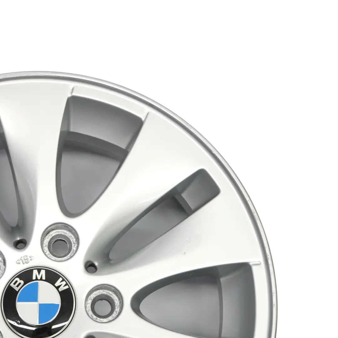 Alloy Wheel Rim 16" V-spoke 229 ET:42 6,5J to BMW E81 E87 Silver with Part number 6779786 BMW E81 E87 Silver Alloy Wheel Rim 16" V-spoke 229 ET:42 6,5J - SKU 6779786-5 - Part number 6779786