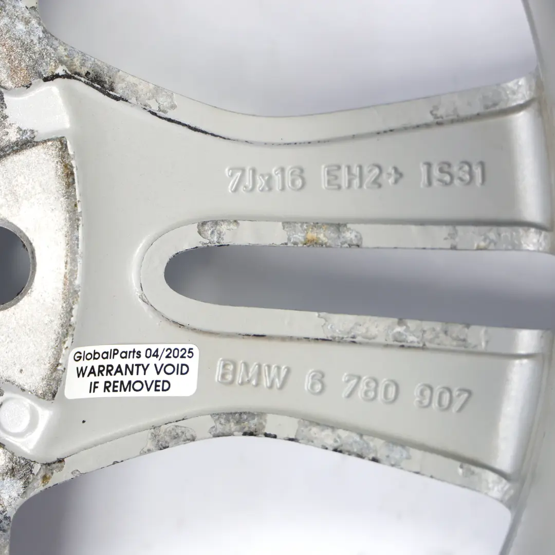 BMW 3 Series E90 E91 Alloy Wheel Rim 16" Double Spoke 268 7J ET:31 - SKU 6780907-4 - Part number 6780907