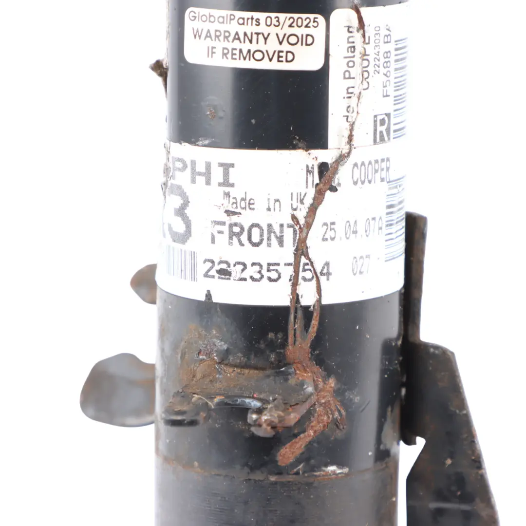 Suspension À Ressort Avant Droite Amortisseur pour Mini R56 R58 à propos du numéro de pièce 6782208 Mini R56 R58 Suspension À Ressort Avant Droite Amortisseur - SKU 6782208-7 - Numéro de pièce 6782208