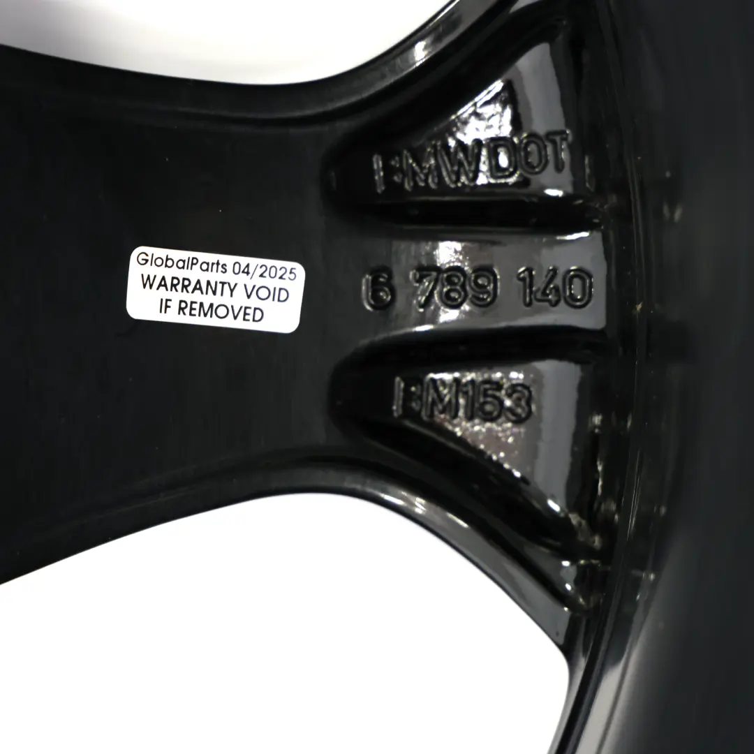 BMW X1 E84 Jante Alliage Noire 17" ET:34 7,5J Étoile 317 - SKU 6789140-5 - Numéro de pièce 6789140