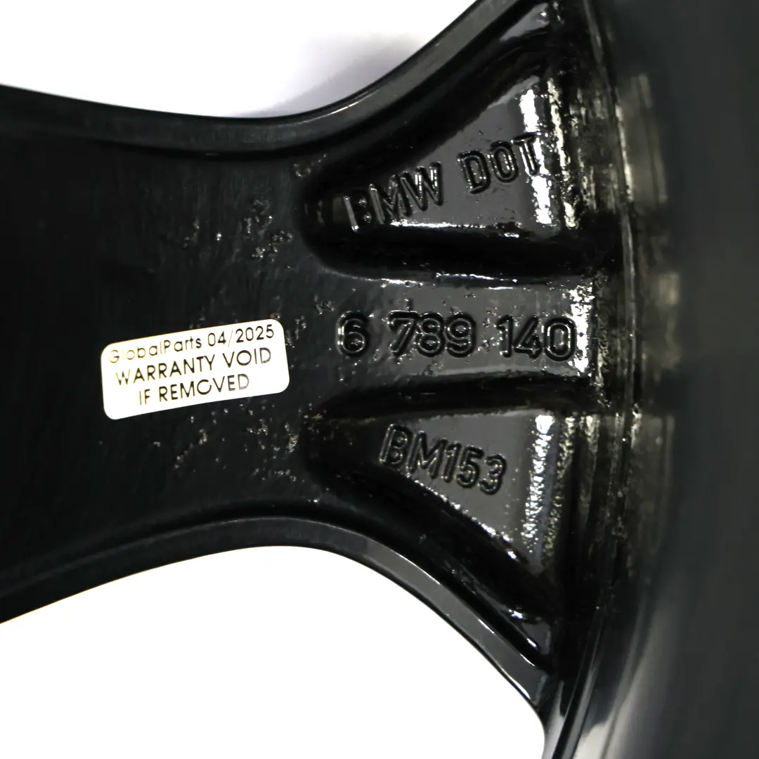 BMW X1 E84 Cerchio In Lega Nero 17" 7,5J ET:34 Star Spoke 317 - SKU 6789140-6 - Numero di parte 6789140