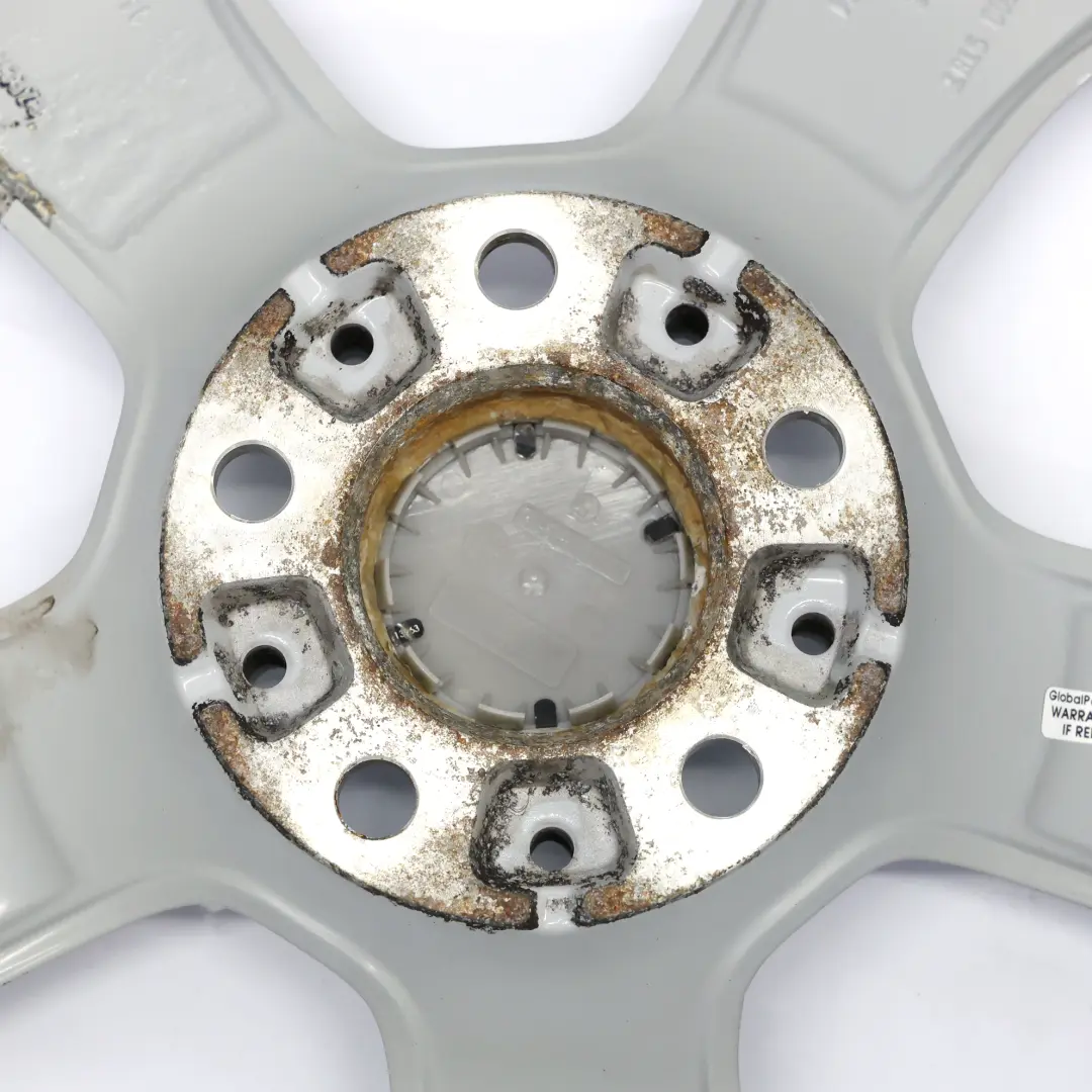 Silberne Leichtmetallfelge 18" 8J ET:30 Sternspeiche 320 für BMW X1 E84 mit Teilenummer 6789143 BMW X1 E84 Silberne Leichtmetallfelge 18" 8J ET:30 Sternspeiche 320 - SKU 6789143-2 - Teilenummer 6789143