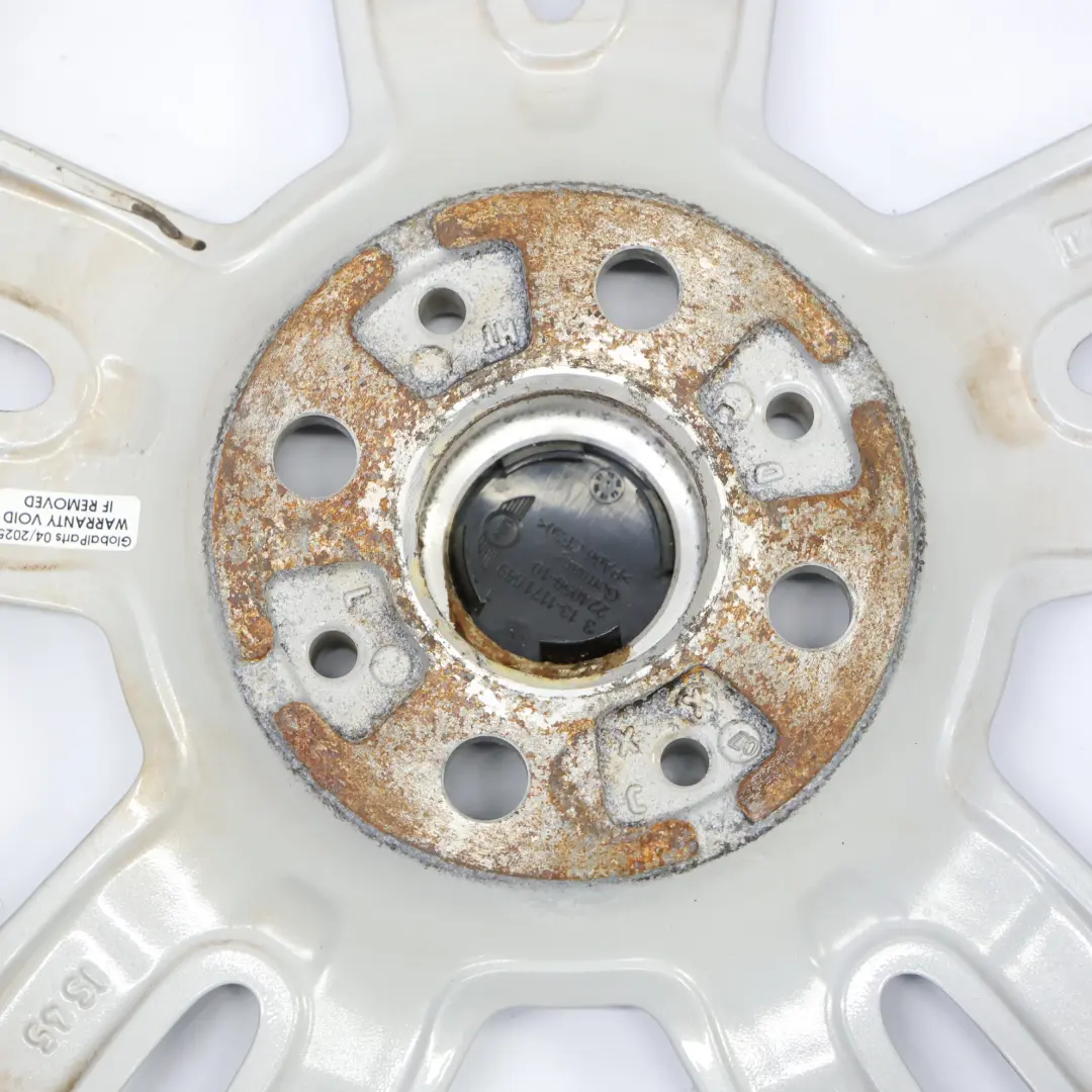 Mini Cooper One R56 Silver Wheel Alloy Rim 15" ET:45 5,5J 5-Star Twin Spoke 118 - SKU 6791930-2 - Part number 6791930