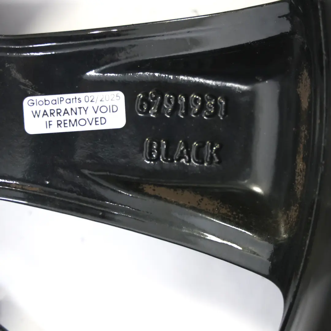 Alloy Rim 17" ET:48 7J Conical Spoke Mini Cooper R55 R56 R57 R58 Black Wheel - SKU 6791931-3 - Part number 6791931