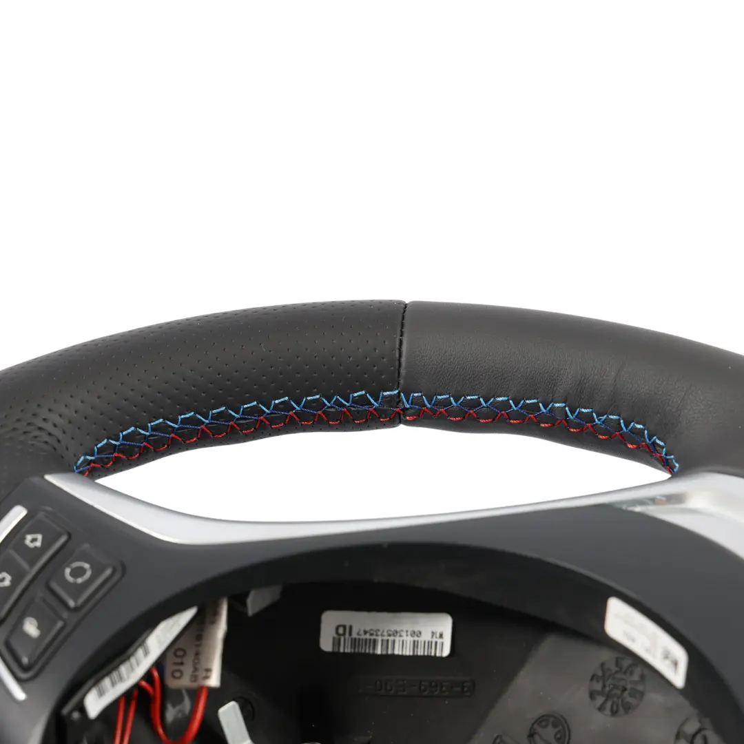 BMW E87 E90 E91 NEW Black Leather M-Sport Look Steering Wheel Paddle Shift - SKU 6795572-2 - Part number 6795572