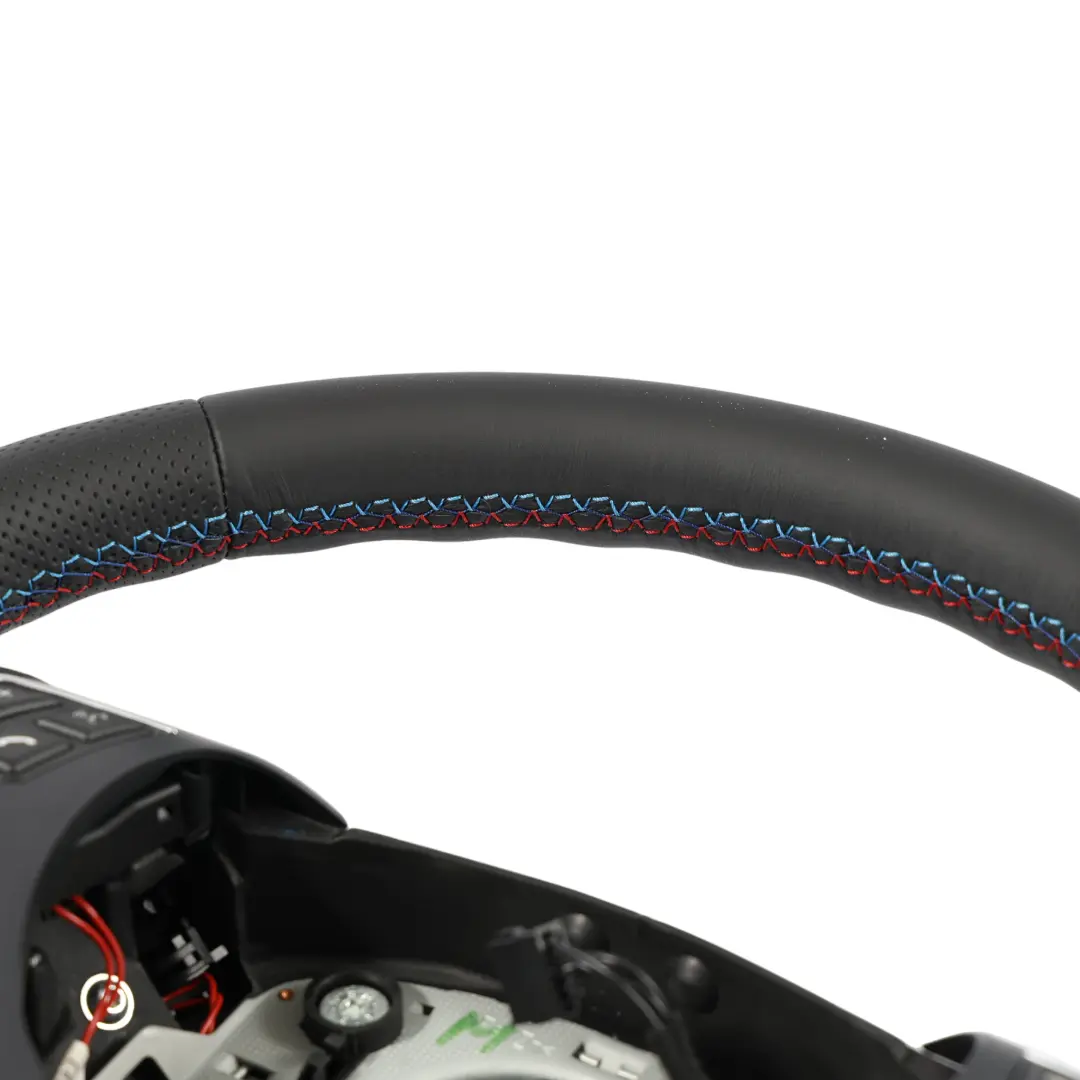 BMW E87 E90 E91 NEW Black Leather M-Sport Look Steering Wheel Paddle Shift - SKU 6795572-2 - Part number 6795572