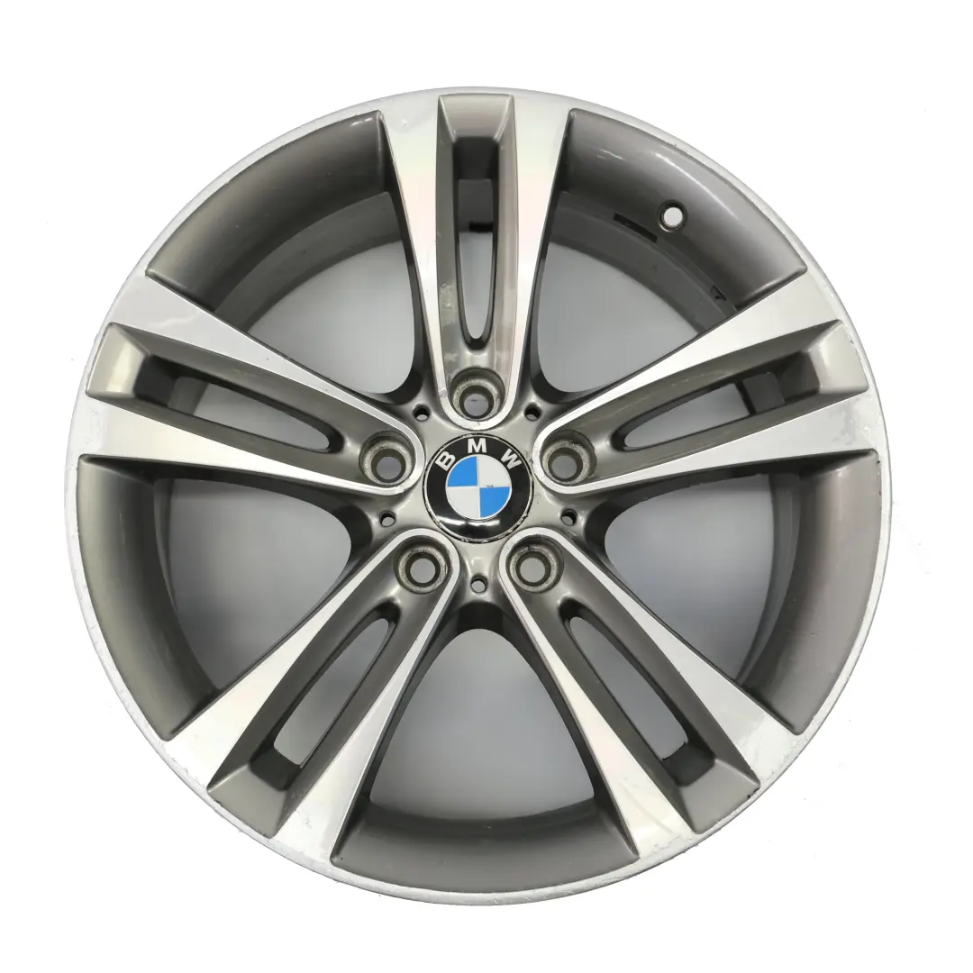 BMW F30 F31 F32 F33 Ferricgrey Wheel Alloy Rim 18" Double Spoke 397 8J ET:34 - SKU 6796247-2 - Part number 6796247