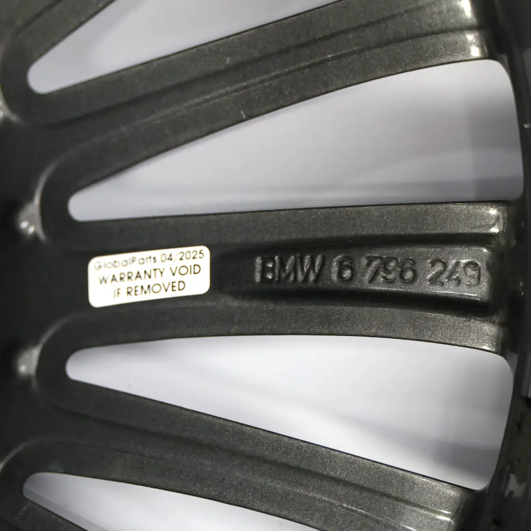 Rim BMW F30 F32 Grey Light Alloy 18" Multispoke 416 8J ET:34 to Wheel with Part number 6796249 Wheel Rim BMW F30 F32 Grey Light Alloy 18" Multispoke 416 8J ET:34 - SKU 6796249-7 - Part number 6796249