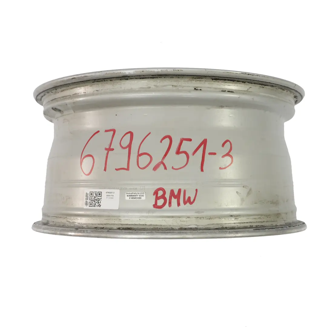 BMW F30 F31 Argento Cerchio Lega 18" 8,5J ET:47 V-Spoke Styling 398 - SKU 6796251-3 - Numero di parte 6796251