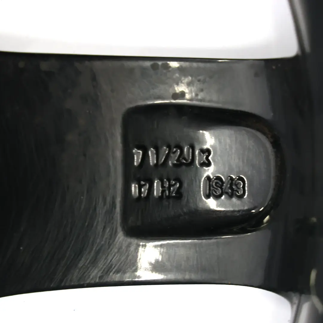BMW F20 F21 Cerchio in lega nero 17" Stella a raggi 379 ET:43 7,5J - SKU 6850151-7 - Numero di parte 6850151