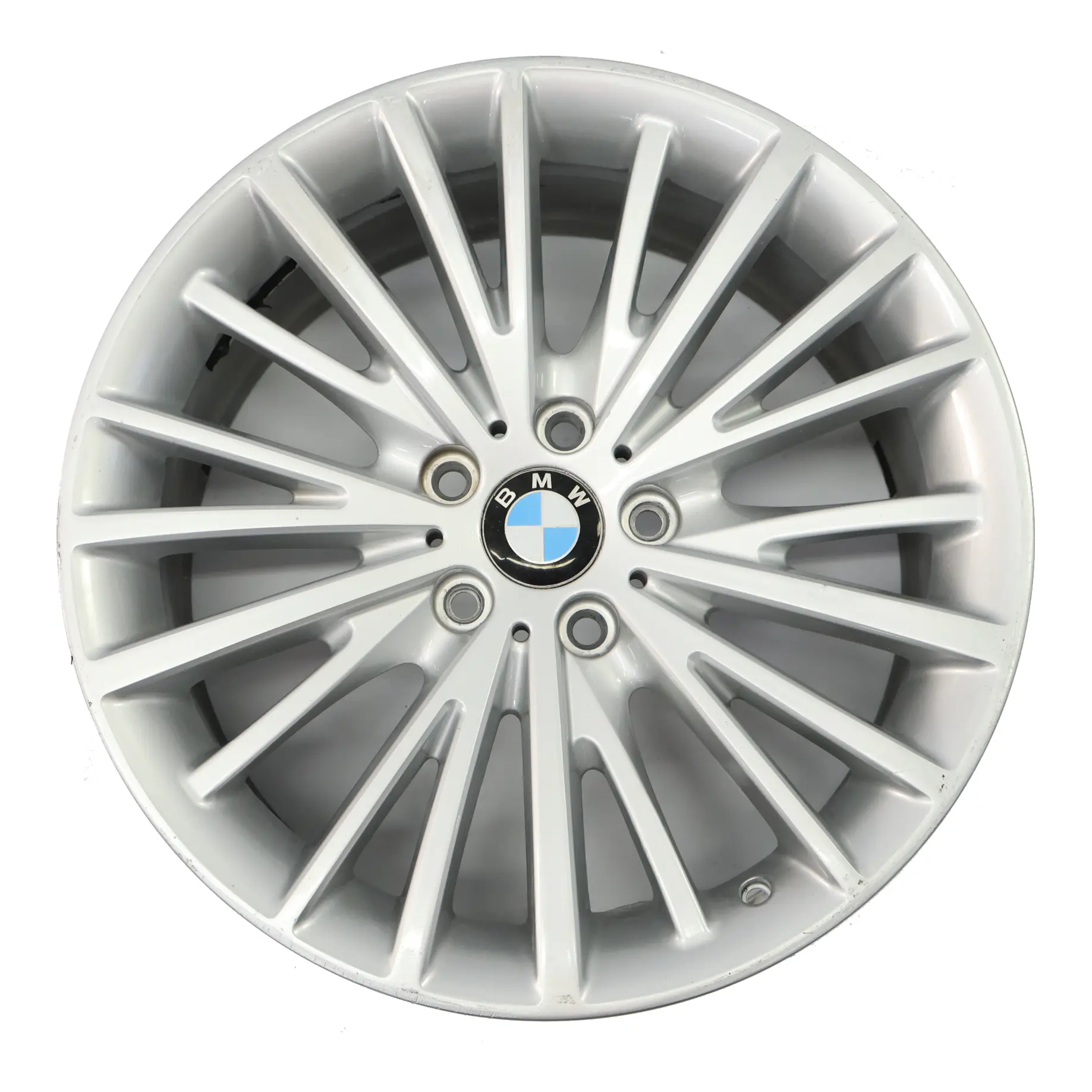 BMW F30 F32 F36 Silberne Alufelge Hinten 19" 8.5J ET:47 Styling 399 6856219