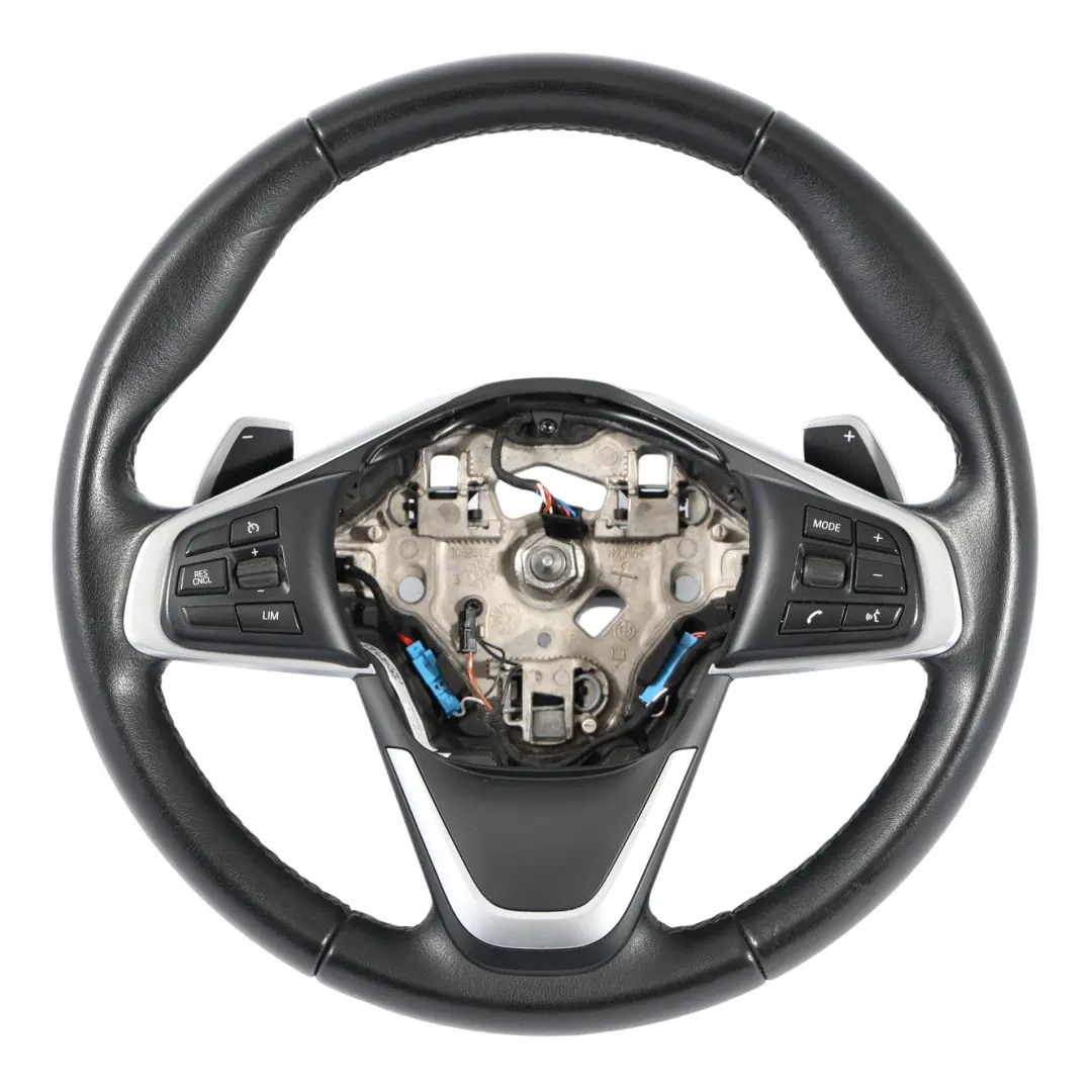BMW F45 X1 F48 X2 F39 Kierownica Sport Czarna Skóra Łopatki - SKU 6860361 - Numer Części 6860361