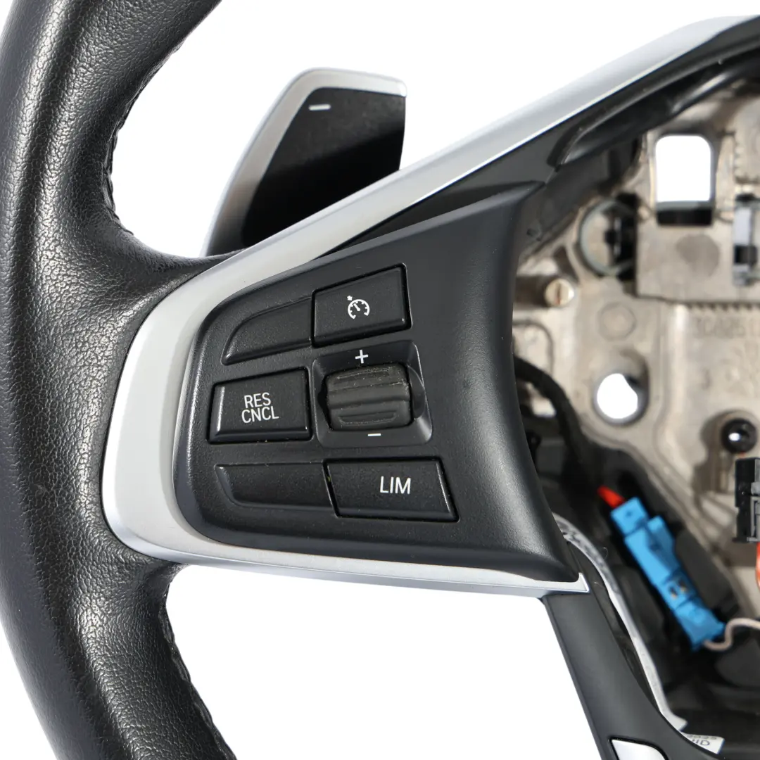 Nero In Pelle Sport Cambio al Volante per Volante BMW F45 X1 F48 X2 F39 con numero di parte 6860361 Volante BMW F45 X1 F48 X2 F39 Nero In Pelle Sport Cambio al Volante - SKU 6860361 - Numero di parte 6860361