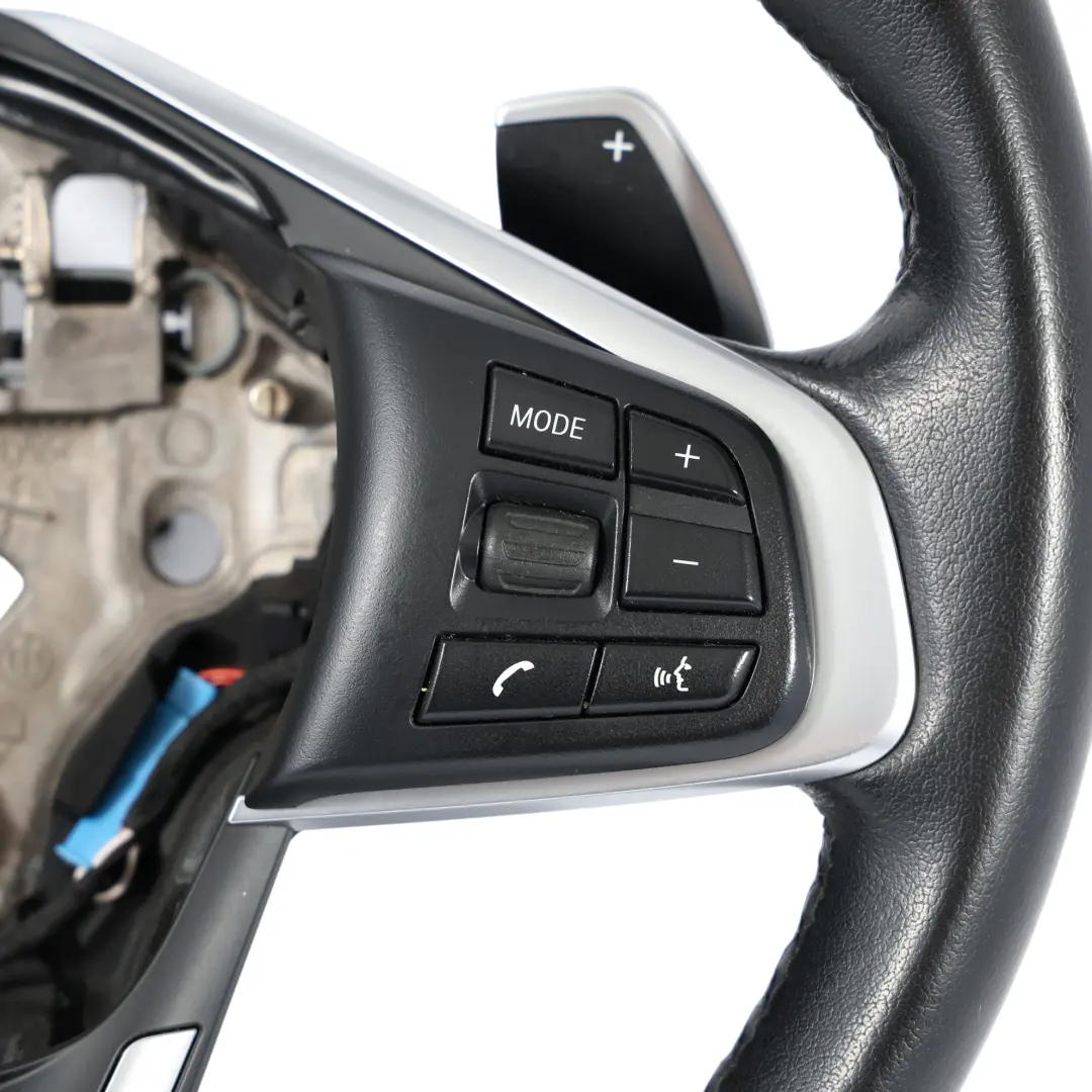  Steering Wheel BMW F45 X1 F48 X2 F39 Black Leather Sport Paddle Shift - SKU 6860361 - Part number 6860361