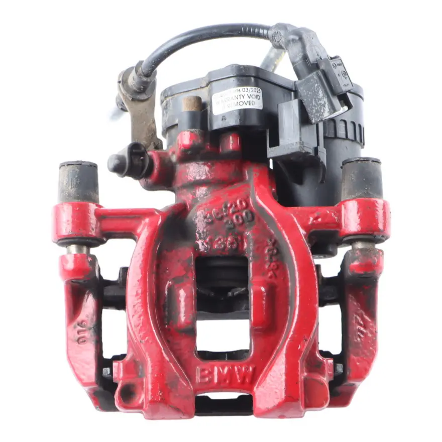 Left N/S Wheel Brake Caliper Housing Red JCW to Mini F54 F60 Rear with Part number 6864119 Mini F54 F60 Rear Left N/S Wheel Brake Caliper Housing Red JCW - SKU 6864119 - Part number 6864119