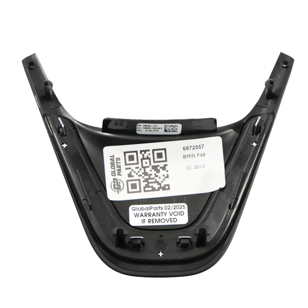 Lenkradabdeckung Untere Zierleiste Unten für BMW F39 F45 X1 F48 mit Teilenummer 6872557 BMW F39 F45 X1 F48 Lenkradabdeckung Untere Zierleiste Unten - SKU 6872557 - Teilenummer 6872557