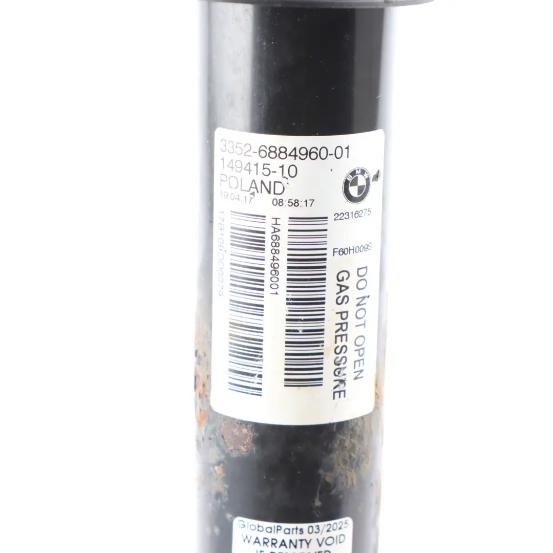 Shock Absorber Rear Suspension to Mini F60 with Part number 6884960 Mini F60 Shock Absorber Rear Suspension - SKU 6884960 - Part number 6884960