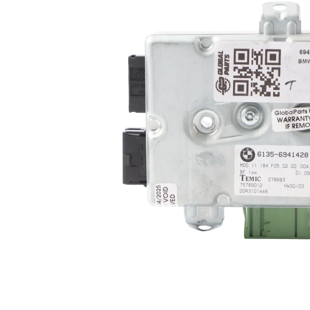 Module BMW E60 E61 Front Passenger Door Control Unit Module to Air with Part number 6941428 Air Module BMW E60 E61 Front Passenger Door Control Unit Module - SKU 6941428 - Part number 6941428