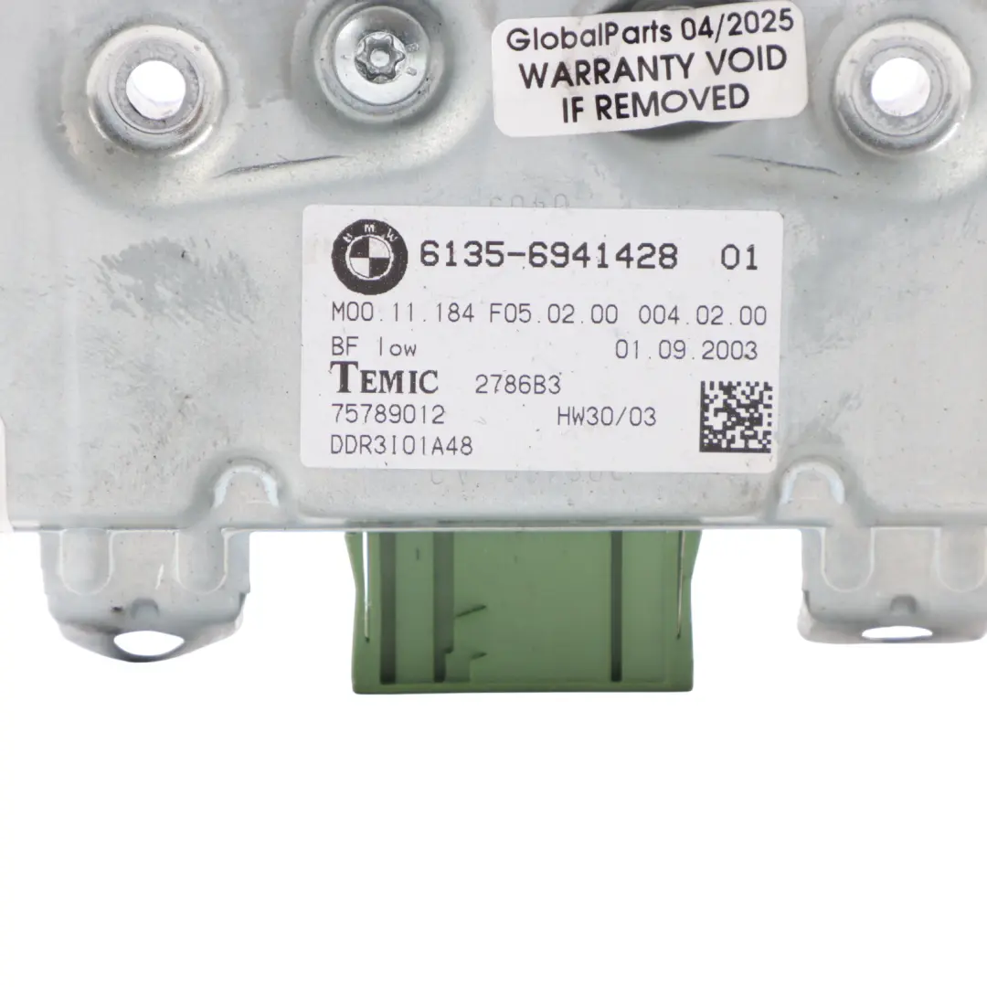 Module BMW E60 E61 Front Passenger Door Control Unit Module to Air with Part number 6941428 Air Module BMW E60 E61 Front Passenger Door Control Unit Module - SKU 6941428 - Part number 6941428