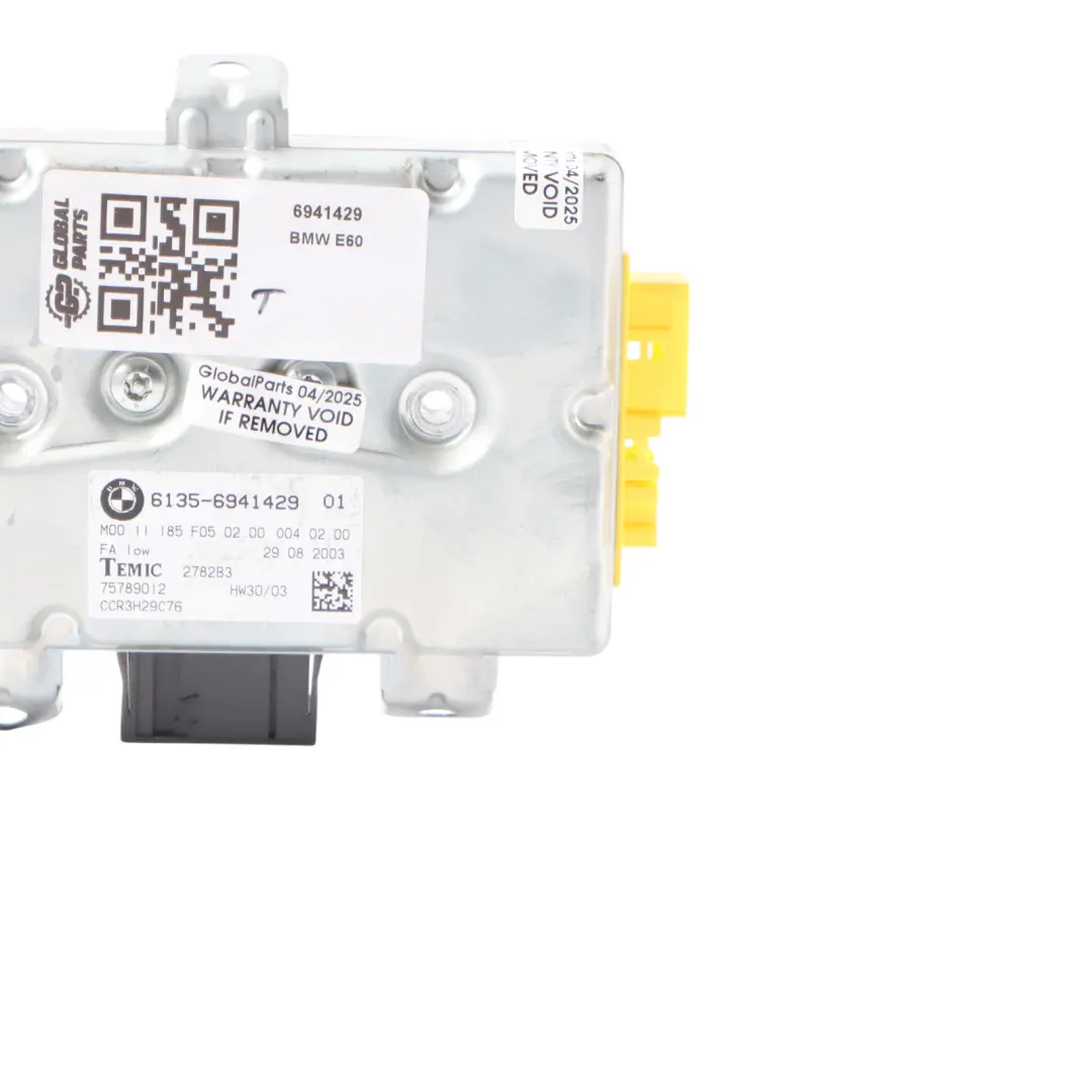 Module BMW E60 E61 Front Driver Door Control Unit Module to Air with Part number 6941429 Air Module BMW E60 E61 Front Driver Door Control Unit Module - SKU 6941429 - Part number 6941429