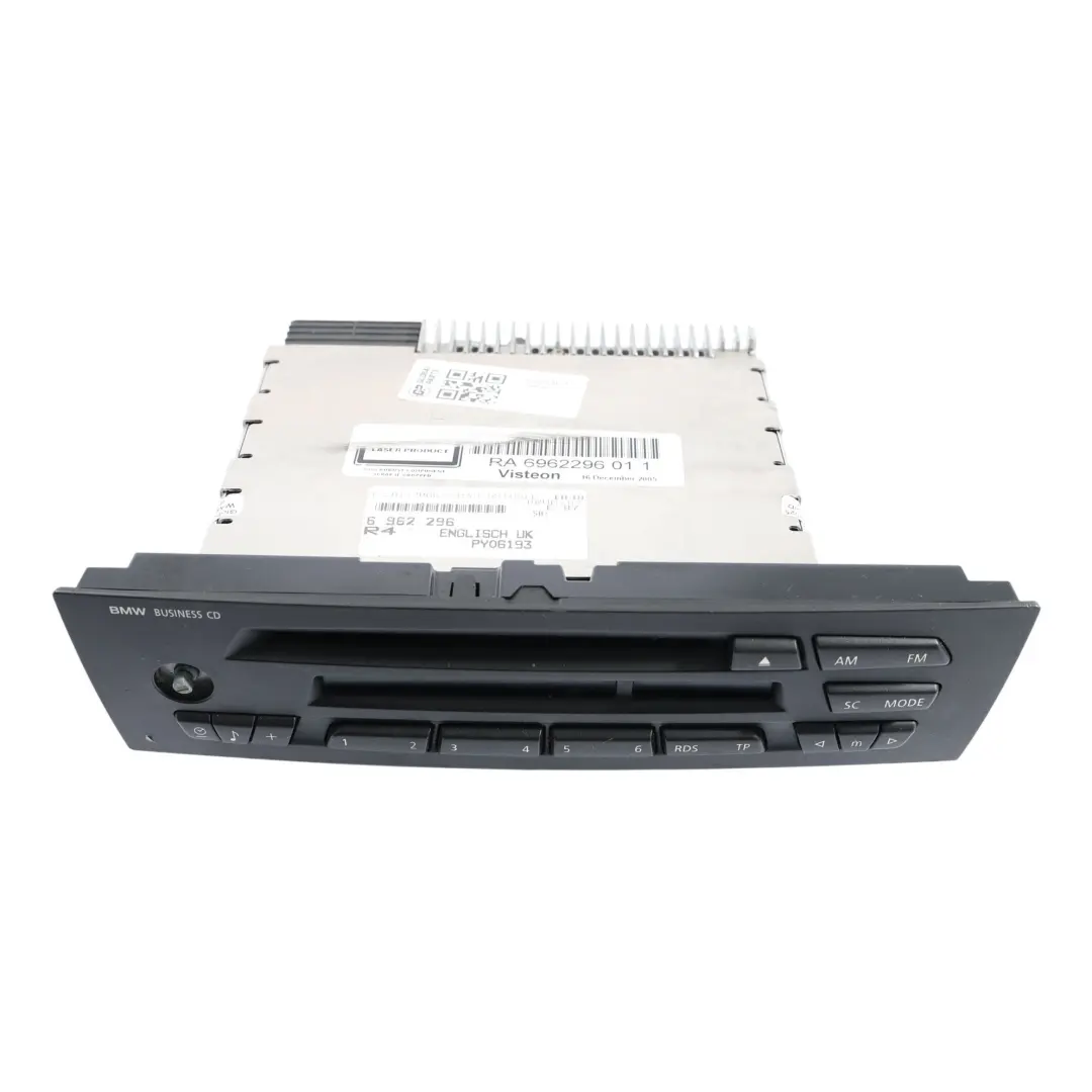 Unidad Radio Business CD para BMW E81 E87 E90 E91 E92 E93 con número de pieza 6952296 BMW E81 E87 E90 E91 E92 E93 Unidad Radio Business CD - SKU 6952296-1 - Número de pieza 6952296