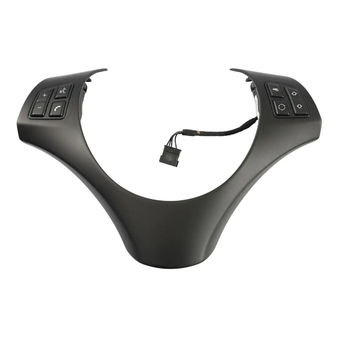 Abdeckung Lenkrad Multifunktion Schalter Schwarz für BMW 1 3 er E87 E90 E91 mit Teilenummer 6767211 BMW 1 3 er E87 E90 E91 Abdeckung Lenkrad Multifunktion Schalter Schwarz - SKU 6767211 - Teilenummer 6767211