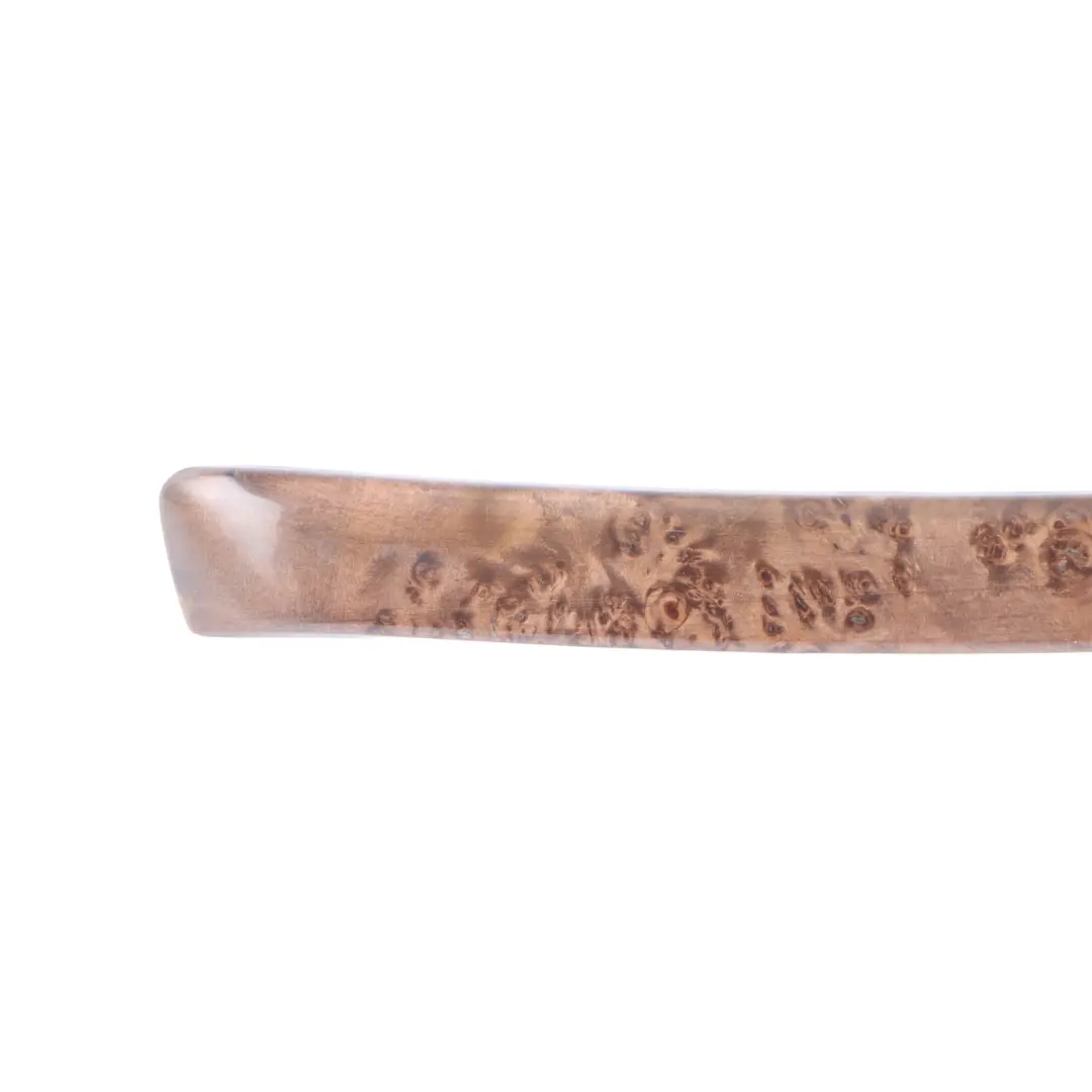 Decor Strip Left Panel Wood Trim Poplar Grain Pappel Hell para BMW E92 E93 con número de pieza 6958251 BMW E92 E93 Decor Strip Left Panel Wood Trim Poplar Grain Pappel Hell - SKU 6958251 - Número de pieza 6958251