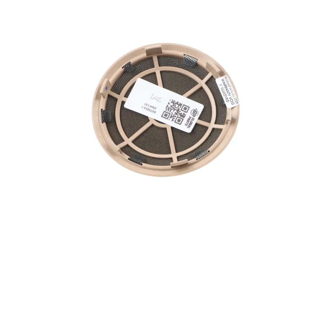 BMW E92 E93 LCI Copertura Altoparlante Anteriore Destro Crema Beige - SKU 6975504-1 - Numero di parte 6975504