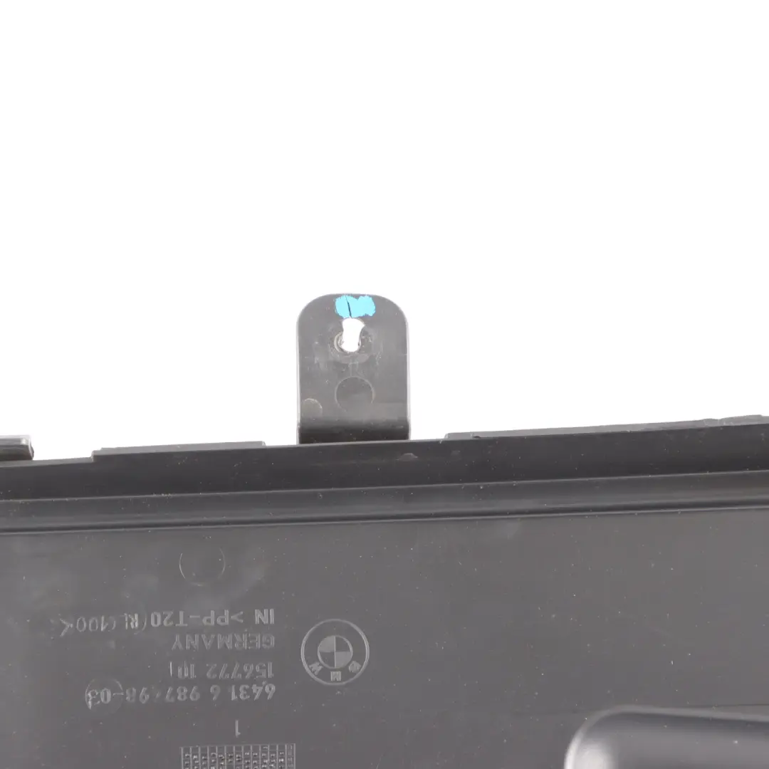  Boîtier Microfiltre BMW E81 E87 E90 E91 LCI Partie supérieure du conduit 6987498 - SKU 6987498-1 - Numéro de pièce 6925979