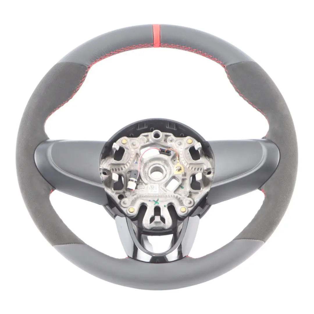 Mini Cooper F54 F55 F56 F60 NEW Black / Alcantara Leather Sport Steering Wheel - SKU 6996046-1 - Part number 6996046