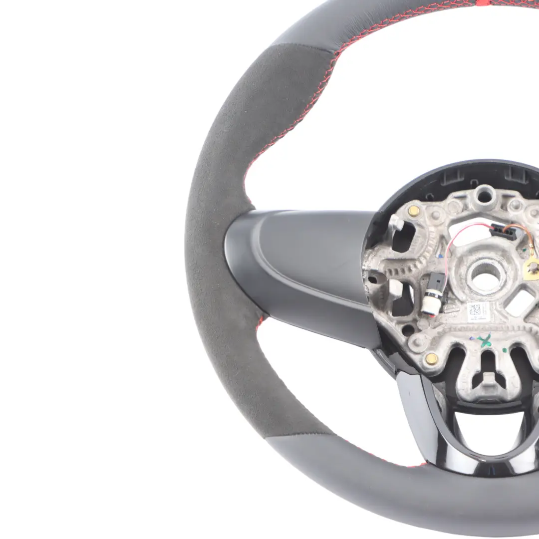 Alcantara Leather Sport Steering Wheel to Mini Cooper F54 F55 F56 F60 NEW Black / with Part number 6996046 Mini Cooper F54 F55 F56 F60 NEW Black / Alcantara Leather Sport Steering Wheel - SKU 6996046-1 - Part number 6996046
