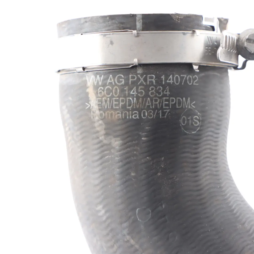 Intake Pipe Audi A1 S1 8X Turbo Intercooler Air Pressure Hose to Air with Part number 6C0145834 Air Intake Pipe Audi A1 S1 8X Turbo Intercooler Air Pressure Hose - SKU 6C0145834 - Part number 6C0145834