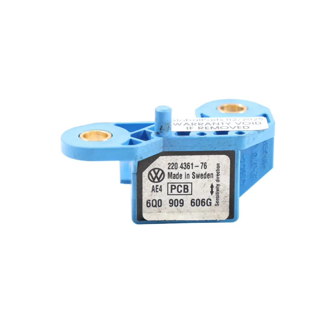 Seitenaufprall Crash Air Modul Sensor für VW Volkswagen New Beetle Cabrio mit Teilenummer 6Q0909606G VW Volkswagen New Beetle Cabrio Seitenaufprall Crash Air Modul Sensor - SKU 6Q0909606G - Teilenummer 6Q0909606G