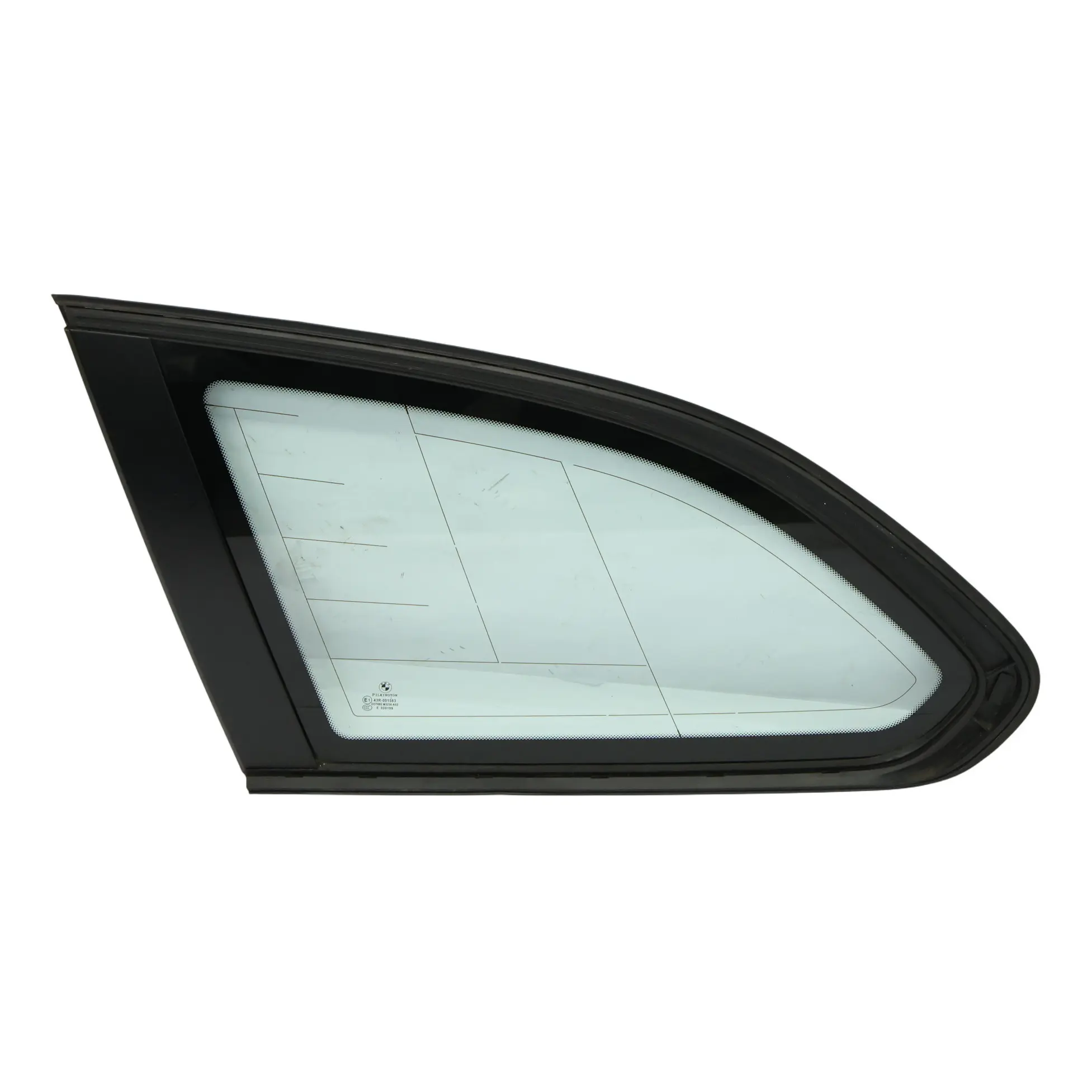 BMW F11 Touring Side Window Glass Window Fixed Rear Left N/S Green AS2 7046259