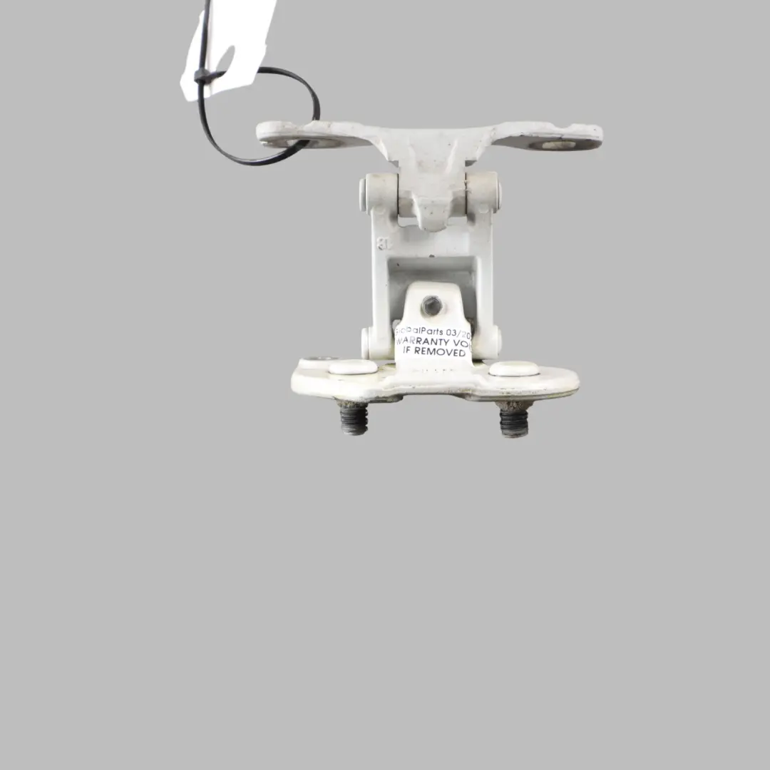 Boot Hinge Trunk Lid Tailgate Left N/S Mineral White - A96 to BMW E81 E84 E87 with Part number 7067219 BMW E81 E84 E87 Boot Hinge Trunk Lid Tailgate Left N/S Mineral White - A96 - SKU 7067219-MW - Part number 7067219