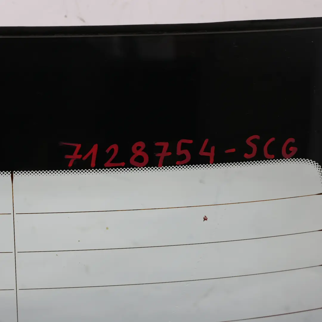 BMW E93 Szyba Tylna Dachu Składanego Hardtop Spacegrau Szary Metalik - A52 - SKU 7128754-SCG - Numer Części 7128754