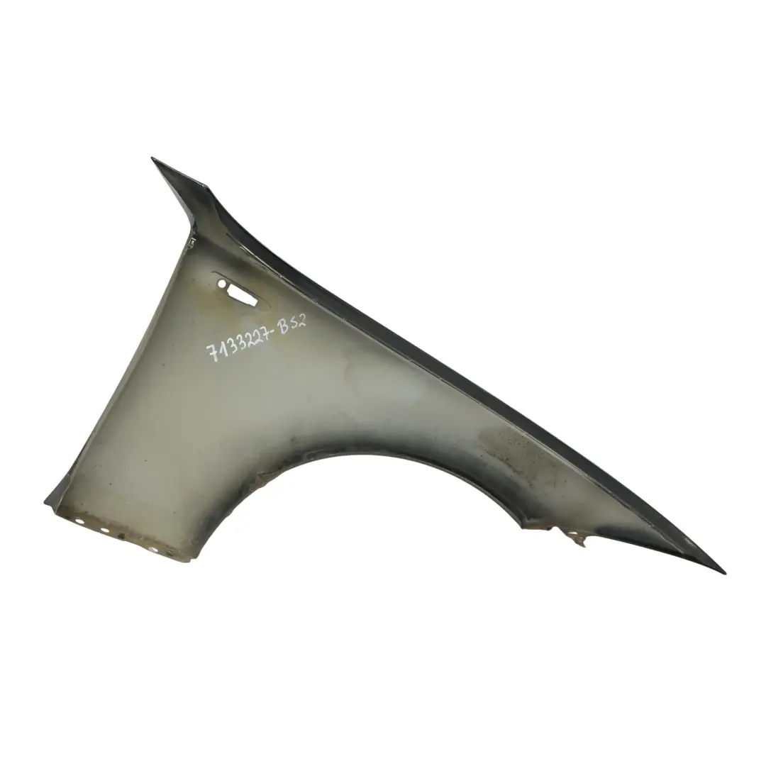 Side Panel Wing Fender Front Left N/S Black Sapphire Metallic - 475 to BMW E81 E87 with Part number 7133227 BMW E81 E87 Side Panel Wing Fender Front Left N/S Black Sapphire Metallic - 475 - SKU 7133227-BS2 - Part number 7133227