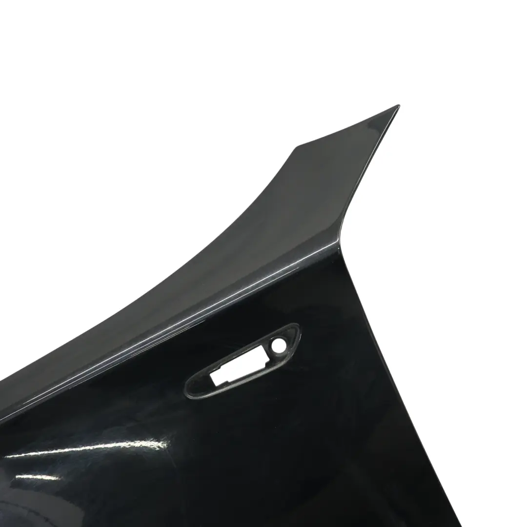 Side Panel Wing Fender Front Left N/S Black Sapphire Metallic - 475 to BMW E81 E87 with Part number 7133227 BMW E81 E87 Side Panel Wing Fender Front Left N/S Black Sapphire Metallic - 475 - SKU 7133227-BS2 - Part number 7133227