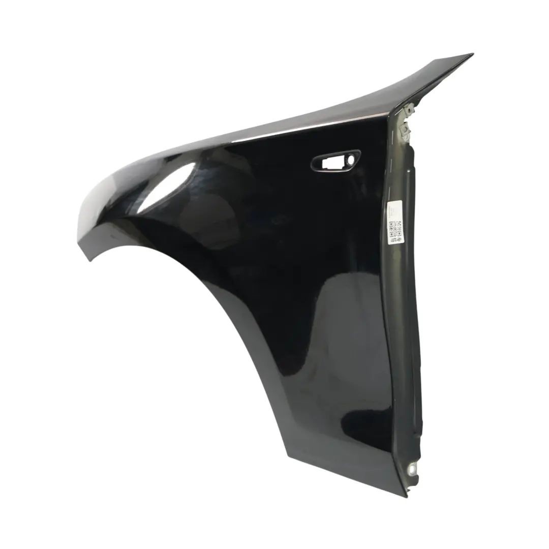 BMW E81 E87 Panel Lateral Guardabarros Delantero Izquierdo Negro Zafiro - 475 - SKU 7133227-BS2 - Número de pieza 7133227