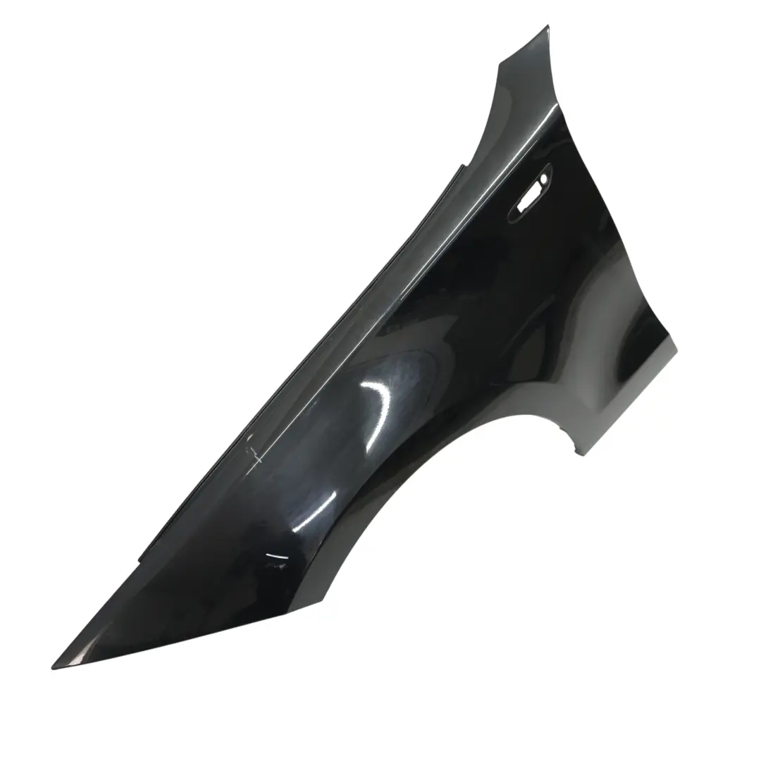 BMW E81 E87 Pannello laterale parafango anteriore sinistro Nero Zaffiro - 475 - SKU 7133227-BS2 - Numero di parte 7133227